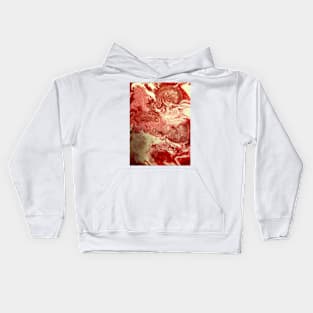 Red and white accidental Kids Hoodie